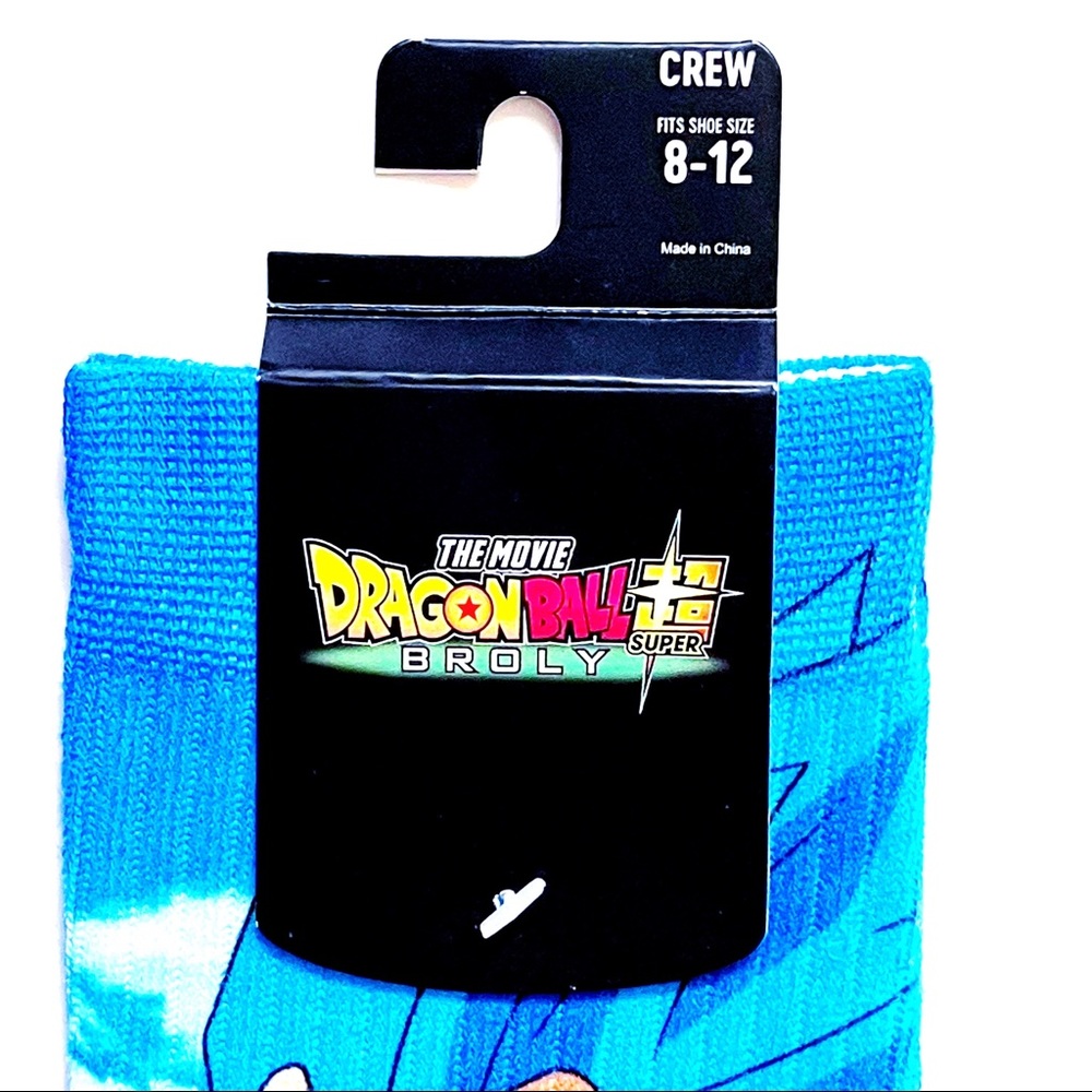 🆕 Dragon Ball Z Super Broly Goku Vegeta Socks - Picture 3 of 9